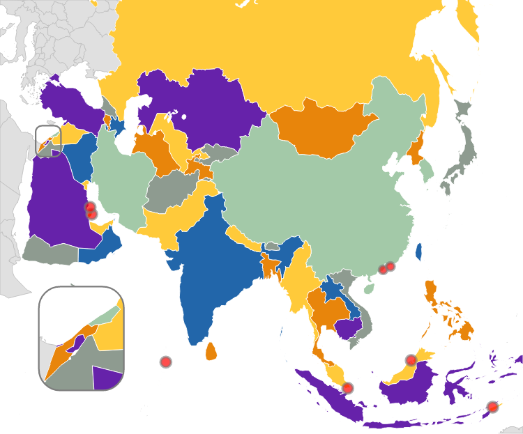 Asia Countries Quiz